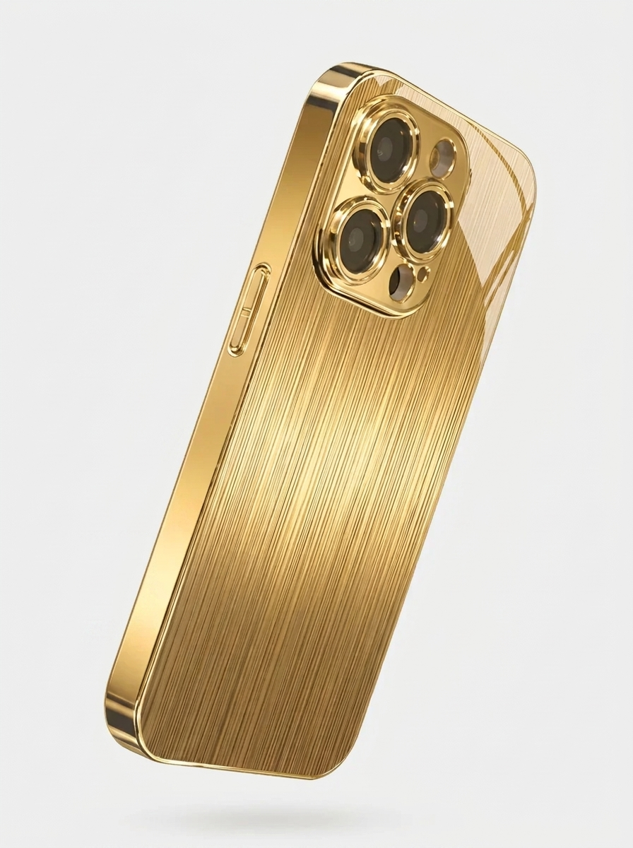 Gold Brushed Metal Case