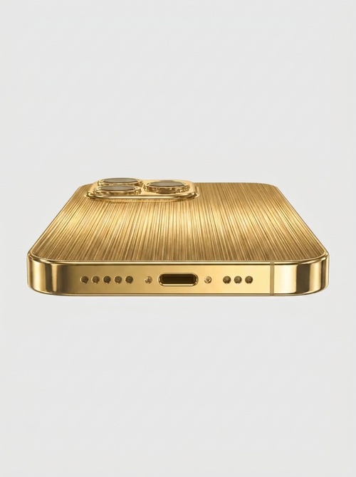 Gold Brushed Metal Case