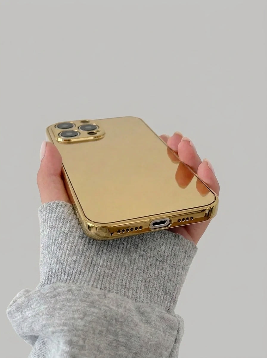 Gold Full Mirror Case
