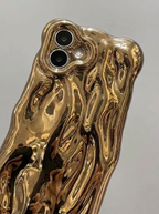 Gold Wrinkle Meteorite Texture Case