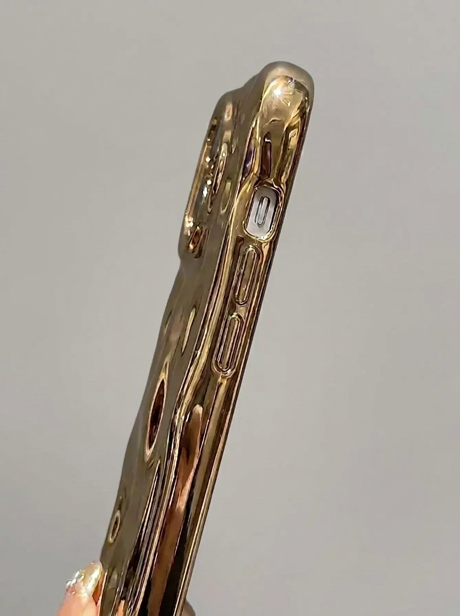 Gold Wrinkle Meteorite Texture Case
